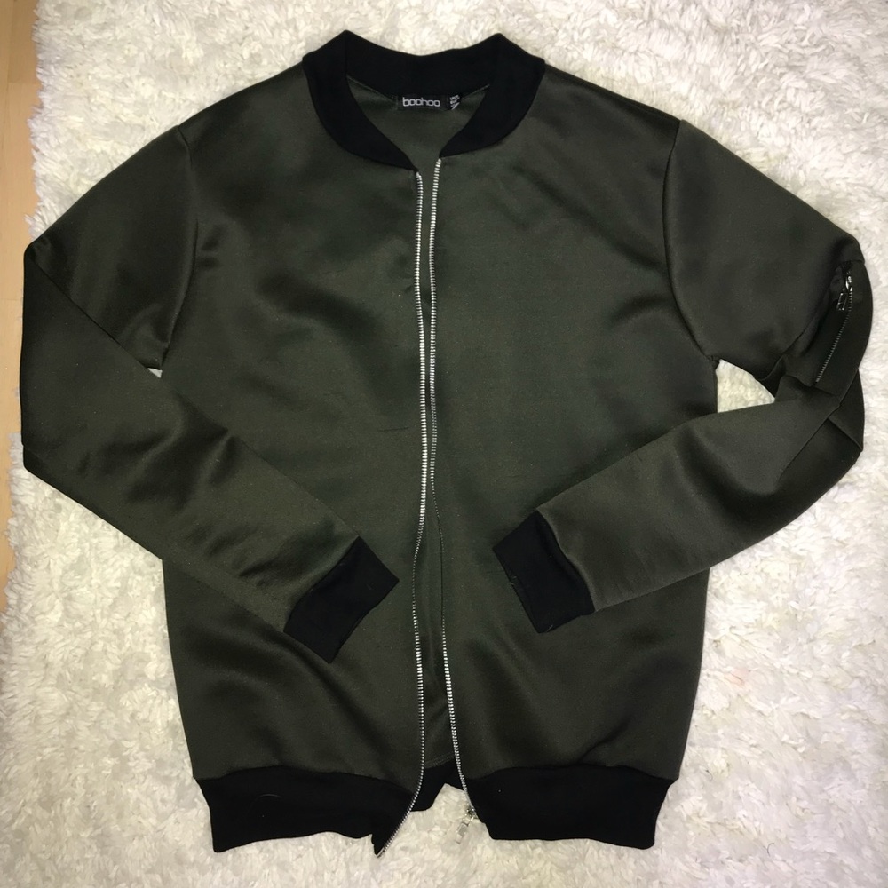 Olive Bomber Jacket